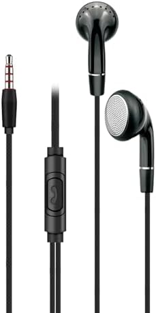 HEARTZ K105 STEREO 130 CM KLASİK ÇİVİ JACK EFSANE DÜZ MODEL DAHİLİ MİKROFONLU KABLOLU HİFİ HD SES KABLOLU KULAKLIK (SİYAH) - Görsel 1