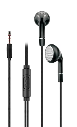 HEARTZ K105 STEREO 130 CM KLASİK ÇİVİ JACK EFSANE DÜZ MODEL DAHİLİ MİKROFONLU KABLOLU HİFİ HD SES KABLOLU KULAKLIK (SİYAH)