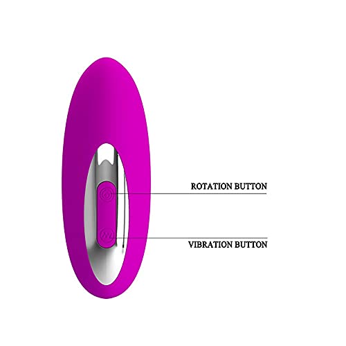 PRETTY LOVE MERLIN - Estimulador de Próstata Períneo Silicone 12 Modos Vibração 3 Funções Rotações R