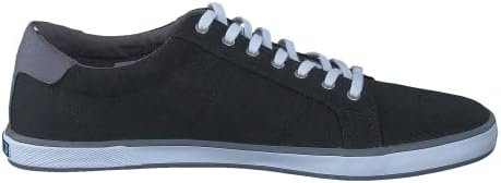 Tommy Hilfiger Men's Flag Canvas Trainers, Black, 14 US | Image 1