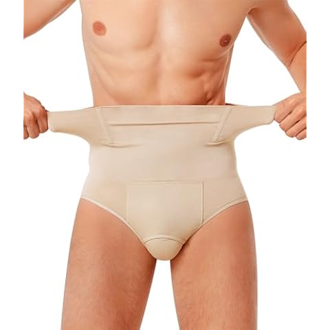 TAILONG Men Tummy Control Compression Shorts Cover