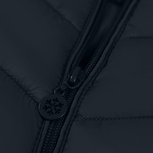 Cropped Puffer Vest Women Sleeveless Zip Up Winter Outerwear with Pockets - image 5