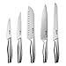 Cibeat 5-Tlg Küchenmesser Set, Edelstahl Kochmesser Set, Magnetisch Messerset mit Scheide, Rutschfester Griff, Santoku Messer, für Profiköche