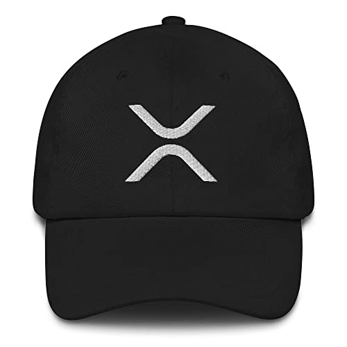 Hogue WS LLC Ripple XRP Cryptocurrency Logo Hat (Embroidered Dad Cap)