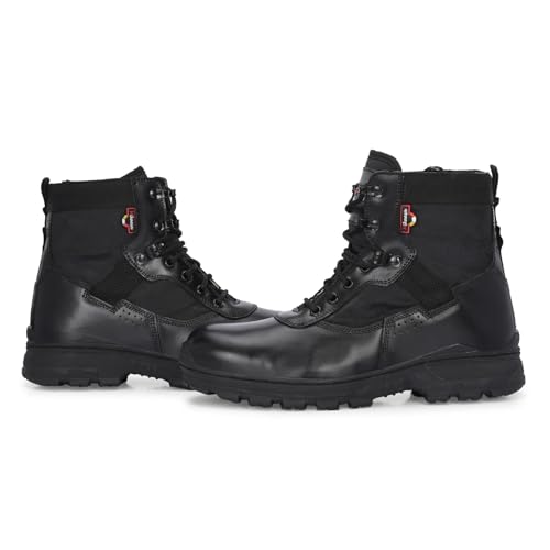 Alpha Aerolite 6.0 Side Zip Suede Leather Military & Tactical Boot – 6 Inches Combat Boots, Lightweight Comfortable Shoes, Durable and Breathable Desert, Motorbike Boot3