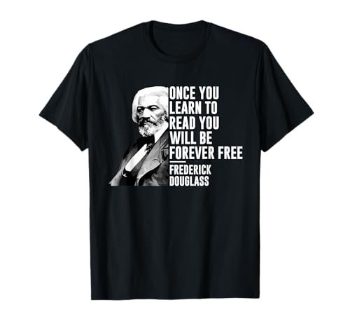 Black History months Citation de Frederick Douglass BLM T-Shirt