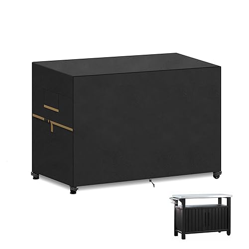VANSHEIM Housse de Barbecue Extérieur Housse pour Barbecue à Gaz Bache Barbecue Exterieur pour Keter Desserte Barbecue Unity XL Housse pour Table de Plancha...
