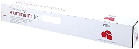 1 x Aluminium Foil in cutter box 12" Roll (300mm x75m)