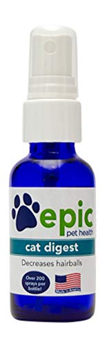 Cat Digest -Natural, Electrolyte, Odorless Pet Supplement That Reduces Hairballs, Promotes Healthy Digestion, and Helps with Constipation (1 Ounce, Spray)