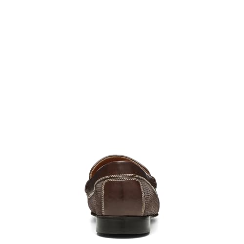 Image of Donald Pliner Donnie Men's Slip-On Loafer - Stacked Heel - Classic Dress Loafers for Men, Memory Foam Insole, Slip-On Shoes for Men, Comfortable Dress Shoes