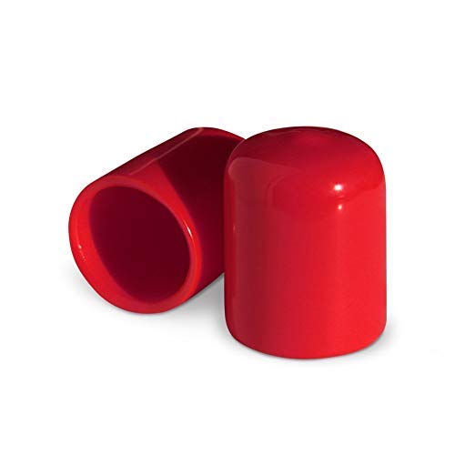 Colorlugs Vinyl Lug Nut Cover | Red | Flexible Fit Wheel Lug Nut Cap | Fits 21-23 Mm | Pack Of 25 | Includes Deluxe Extractor | Made In The Usa #TOP2