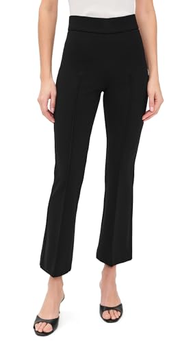 Good American Women's Soft Stretch Ponte Pull On Kick Flare Pants, Black001, M