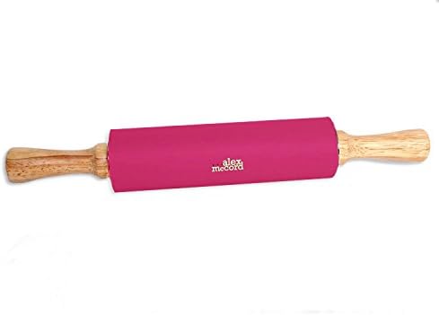 Alex McCord 14″ Silicone Rolling Pin (Pink)