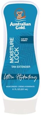 Australian Gold Moisture Lock Tan Extender Moisturizing Lotion, 8 Ounce | Nourish Skin and Lock in Color | Enriched with Aloe & Vitamin E