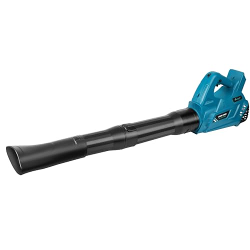 Waitley Cordless Leaf Blower for Makita 18V Battery 6-Speed Variable Control & Powerful Airflow Handheld Garden Blower for Leaves Dust & Snow Lawn & Patio Cleaning (Tool Only No Battery)