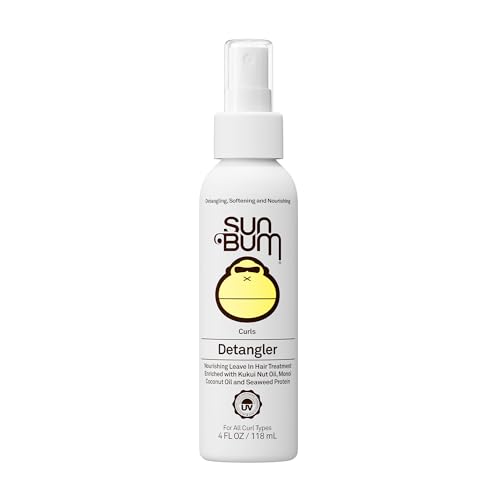 Sun Bum Curls and Waves Detangler - Prevents Dullness and Frizz - Vegan - 4 oz