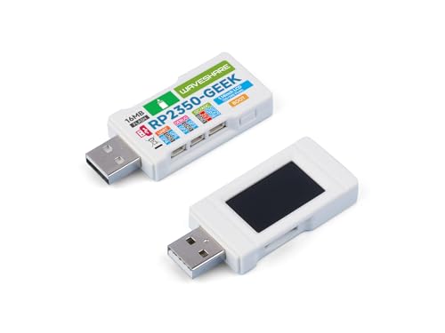 Placa de desarrollo RP2350 con descargador de depuración USB y pantalla integrada de 65K colores