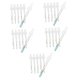 ULTECHNOVO Lot De 5 Pipettes Compte-gouttes En Verre À Performance Stable Pipettes De Lab...