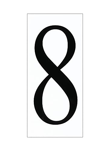 Generation Lighting 90618-68 Seagull 90618-68 Traditional Address Number Tile from Address Light collection in White finish, 3.25 inches, 2.25 Inch Wide, Polycarbonate Construction