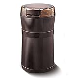 Adesign Molinillo de café con cepillo, molinillo de especias de tazón lavable 200w con hoja de acero inoxidable para semilla tuerca frijol hierba pimienta y grano, interruptor de seguridad activado po