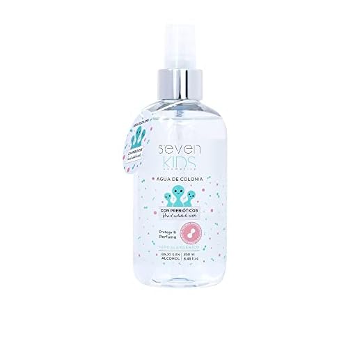 Seven Kids Agua De Colonia Infantil Con Prebióticos Y Vitamina B3 O Niacinamida Que Protege Y Perfuma, One size, 250 ml