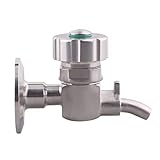 DERNORD Stainless Sampling Valve Beer Sample Valve with 1.5 Inch Tri Clamp End