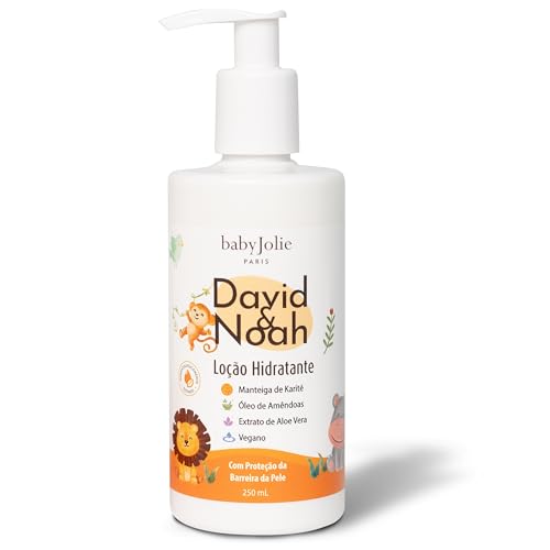 Baby Jolie David & Noah Kids Body Lotion | Daily Moisturizer for Kids | Boys Cream