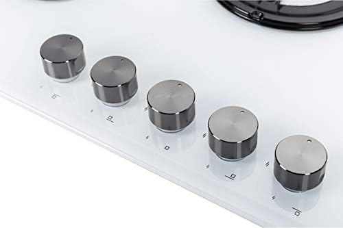 Millar GH7051PW Gas on Glass Hob 70cm 5 Burner White