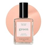 Manucurist - Green Smalto Unghie Pink Sand - Beige con Sottotono Arancio - Smalti per Unghie classico 9-Free - Vegano e di Origine Biologica (80%) - Manicure Professionale - 15ml - Nail Polish
