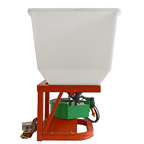 Preasion Atv/Utv Seed Fertilizer Spreader Broadcast Spreader 265Lbs Garden Farmer Tractor Spreader 12V Variable Easy Fix Fertilizer Hopper Dry Material Spreader thumb #2