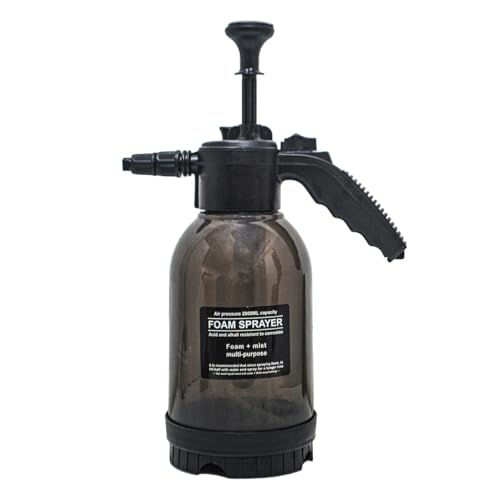 OEM YUVA Series 2L Foam Pressure Sprayer (Black) for Gardening, Car Washing, and Household Cleaning - Adjustable Nozzle, Acid-Resistant Material