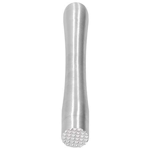 QANYEGN Stainless Steel Cocktail Muddler, Sturdy Cocktail Muddler, Home ware Tool, Kitchen Masher Tool for Mixing and Crushing Ice(Small)