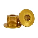 Photo Gallery yuangang 2 bulloni cnc al6061 per bici da strada, vite per ruota anteriore, viti per stelo della bicicletta da strada e montagna (oro) Photo Gallery yuangang 2 bulloni cnc al6061 per bici da strada, vite per ruota anteriore, viti per stelo della bicicletta da strada e montagna (oro)