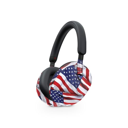 Image of MightySkins Skin Compatible with Sony WH-1000XM5 Headphones - Patriot | Protective, Durable, and Unique Vinyl Decal wrap Cover | Easy to Apply, Remove, and Change Styles