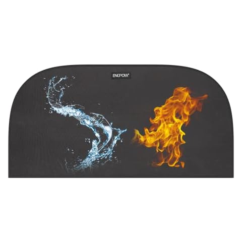 ENGPOW Fireproof Hearth Rug and Protection Mat Cover