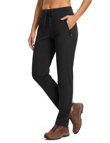 Best Sweatpants for Women Over 50: Comfort Meets Style in 2026 11 TBMPOY Women's Hiking Pants Lightweight Water Resistant Travel Casual Stretch Quick Dry Work Outdoor Zipper Pockets Black L