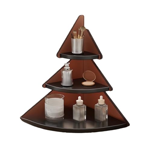 ACJSDGL Unique Tree Shape 3-Tier Corner Shelf Organizer - Space-Saving