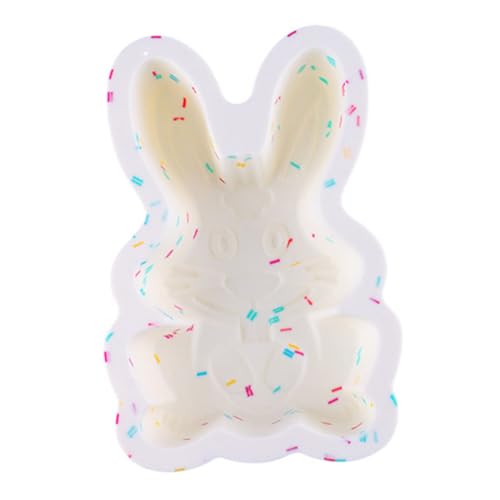 DECHOUS Molde de Silicona Reutilizable para Repostería con Diseño Creativo de Pascua Moldes Multiusos para Bizcochos Pasteles y Dulces Fácil de Limpiar y Desmoldar para Hornear Casa