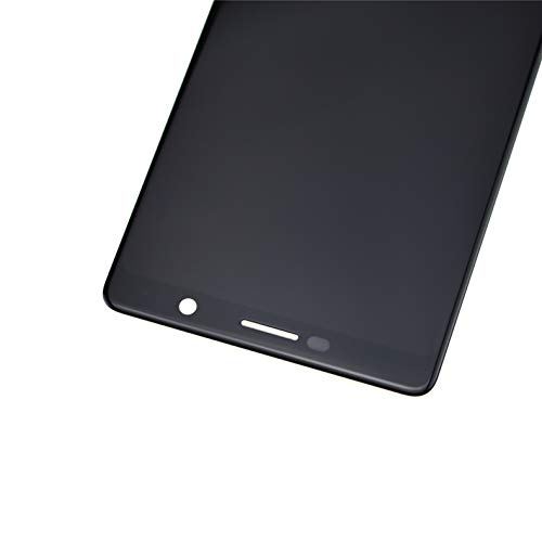 Image of Black TA-1041 LCD Display Touch Digitizer Screen Replacement for Nokia 7 Plus TA-1062 TA-1046