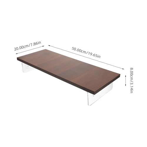 Réhausseur écran acrylique support moniteur ergonomique de bureau - 4