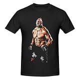 Brock and Lesnar Youth & Adult Men's Men Short Sleeve T Shirts, Crew Neck Top Funny Shirt Classic Fitness Custom Tees Shirts X-Large