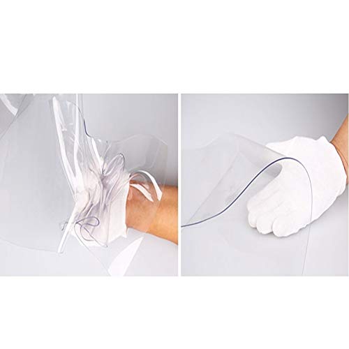 Plastic Curtain Strips, PVC Strip Curtain Kit For Doors Heavy Duty 1.7mm Strip Clear PVC Waterproof Door Panel For Warehouse Door, Coldroom Commercial Entry Doors