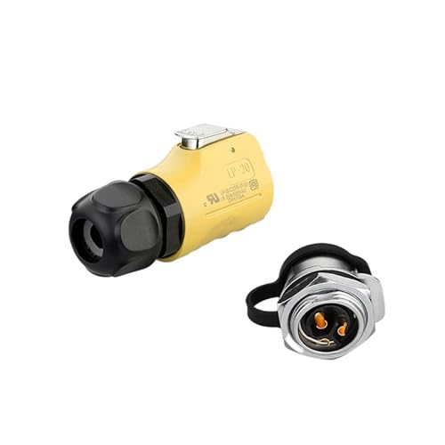 Conector macho plug para cable 3 pines 20A 500V resistente miniatura 5
