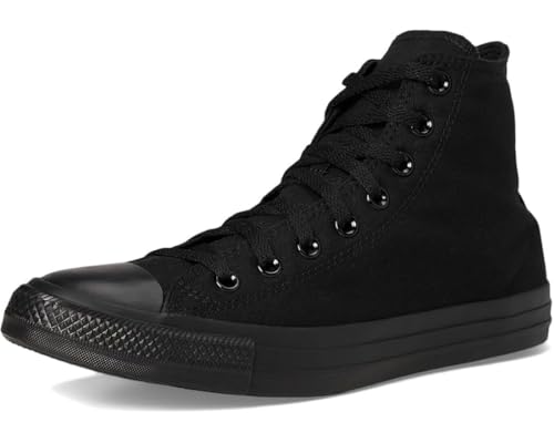 Converse Chuck Taylor All Star High Top Sneaker, Black (Monochrome), Size 103