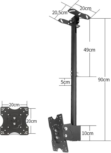 Support de plafond pour écrans libérer de la place VESA 200x200