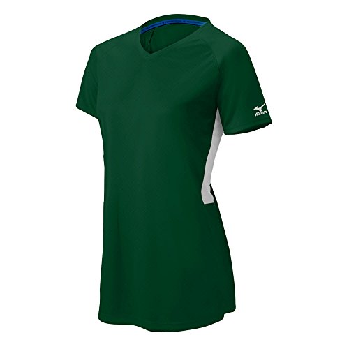 Mizuno Girl's Comp Short-Sleeve V-Neck