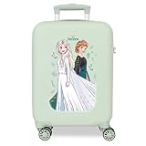 Joumma Disney Frozen Nature Maleta de Cabina Verde 33x50x20 cms Rígida 2 kgs Cierre de combinación Lateral ABS 28,4L Equipaje de Mano