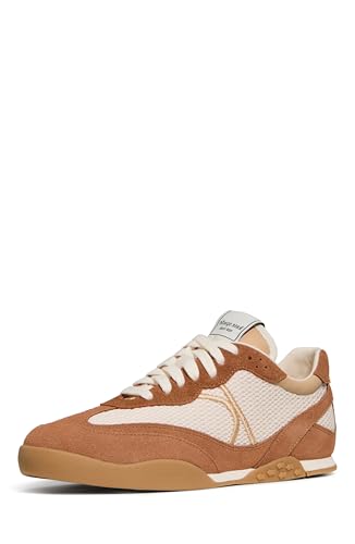 Image of Kate Spade New York Womens Ks Drift Sneaker, Cream/Saddle Multi, 4.5 UK