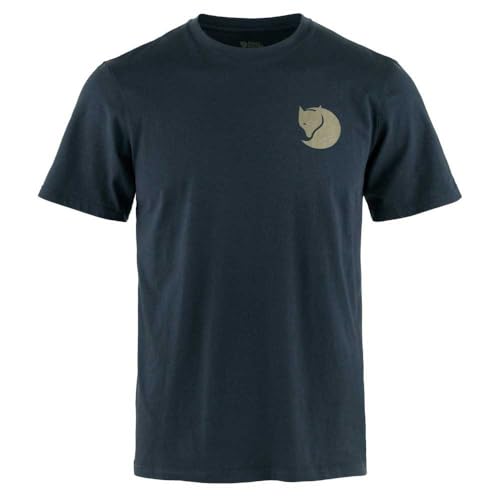 Fjällräven Herren Walk with Nature T-Shirt, Dark Navy, L