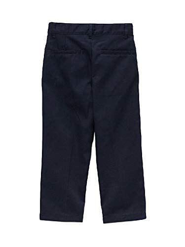 Boy's Uniform Twill Pants Flat Front Pants BU01 Navy Khaki Grey 5-162